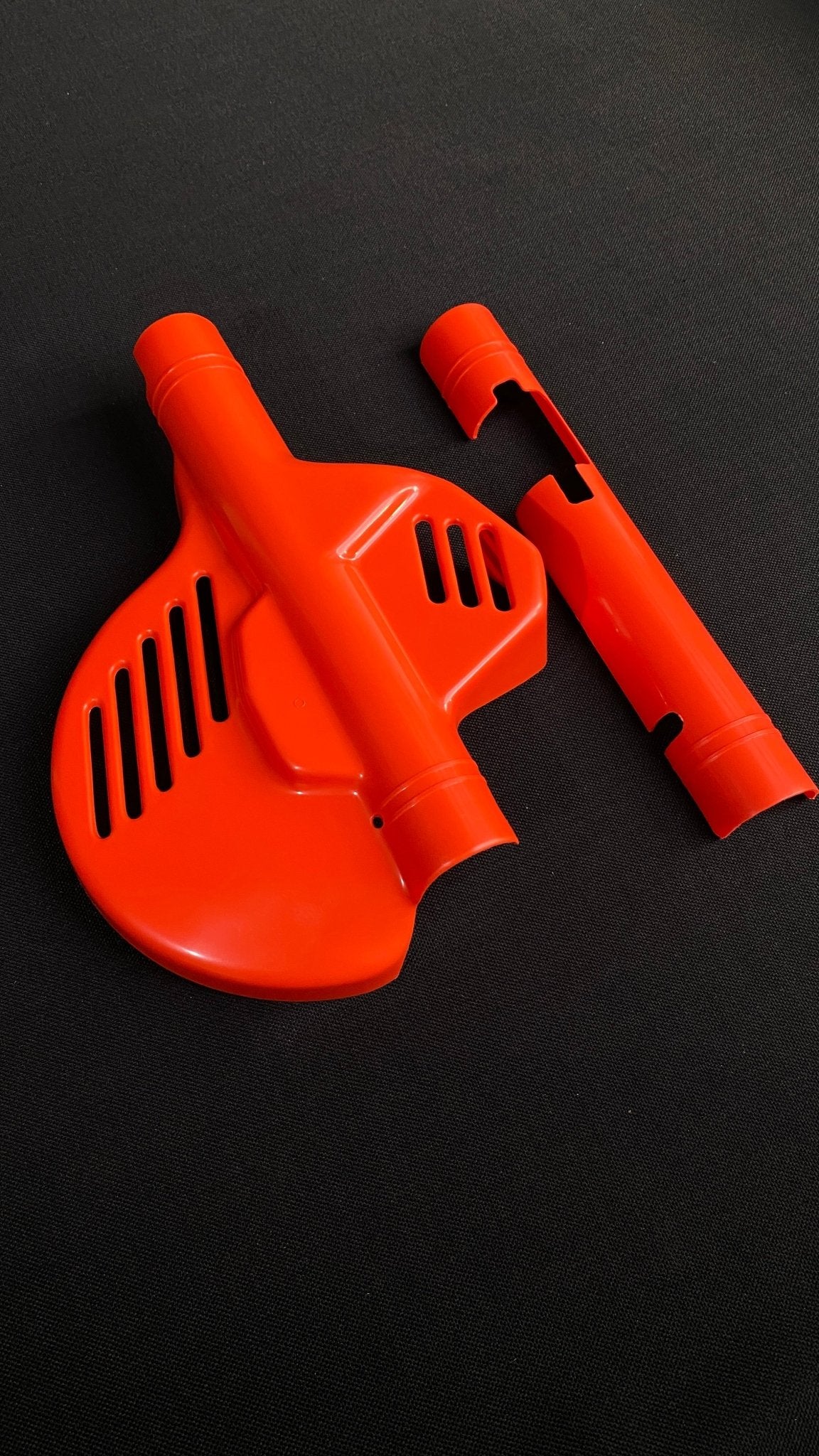 Honda CR 500 1985 - 1989 Front Disc Guards - Red - Dare Vintage Decals