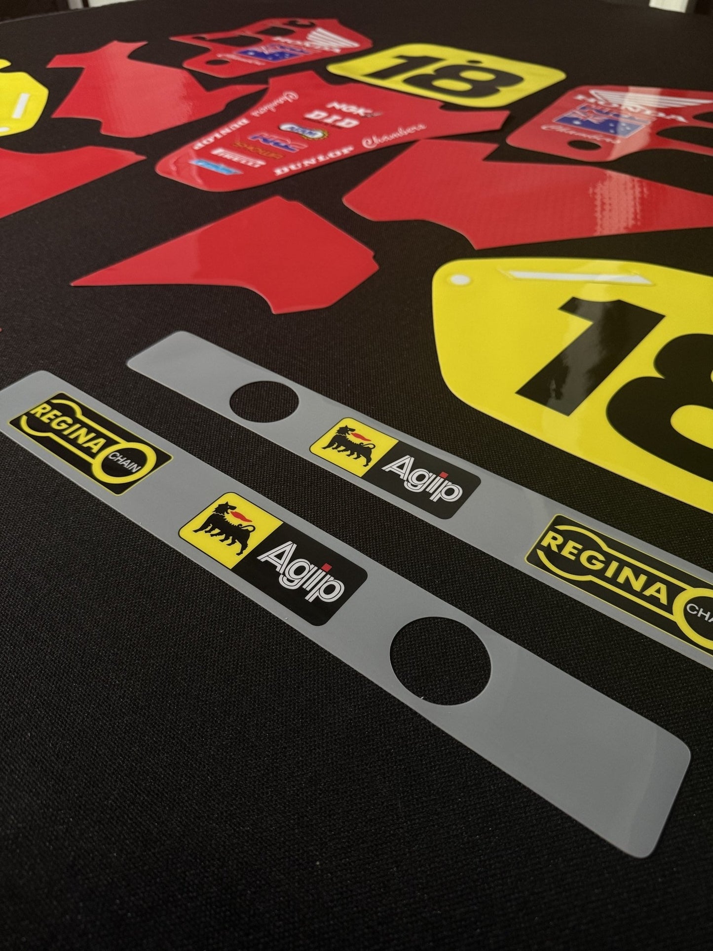 Honda CR500 1989 Jeff Leisk Replica Decals - Dare Vintage Decals