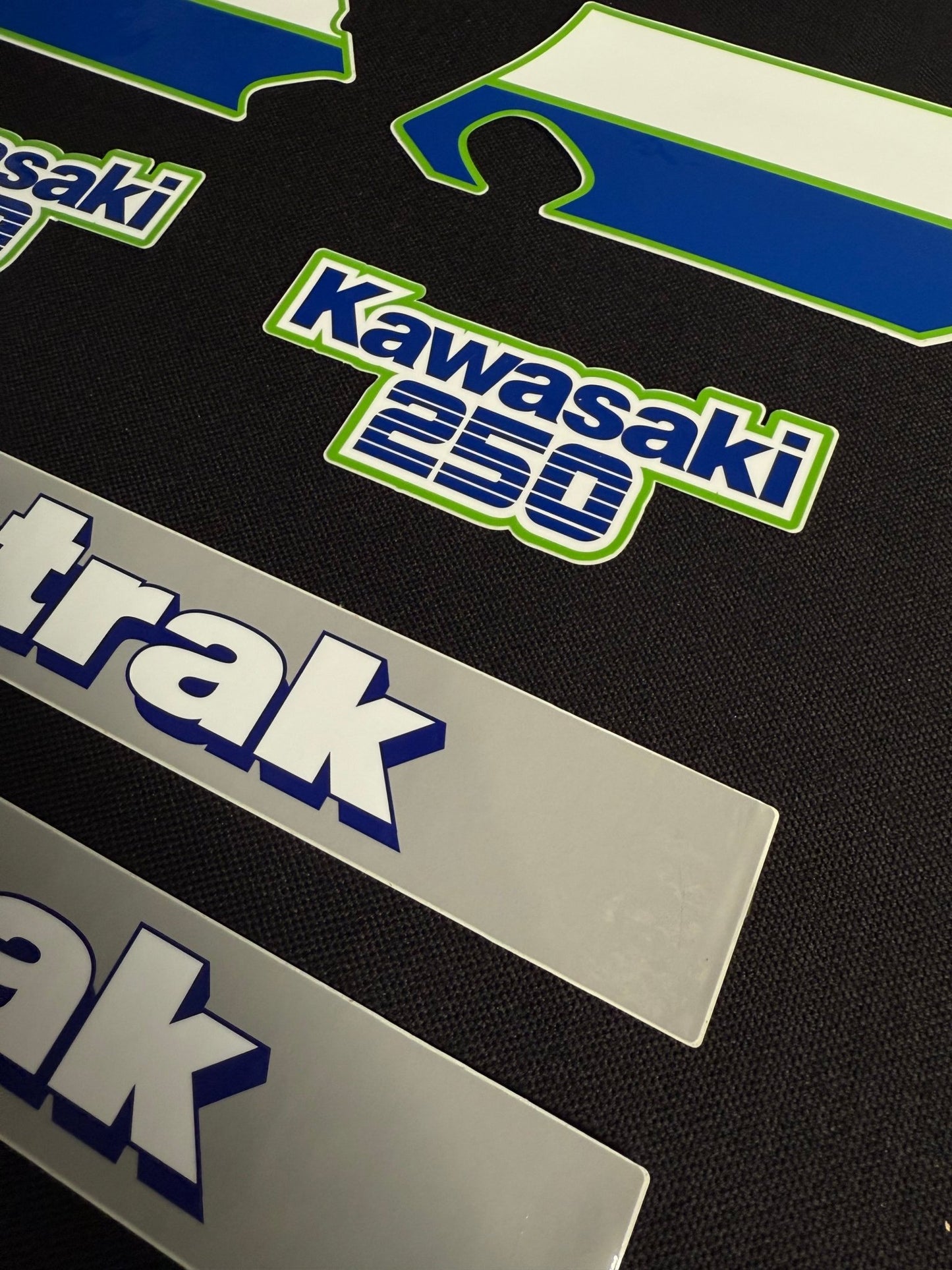 Kawasaki KX 250 1987 Replica Decals - Dare Vintage Decals