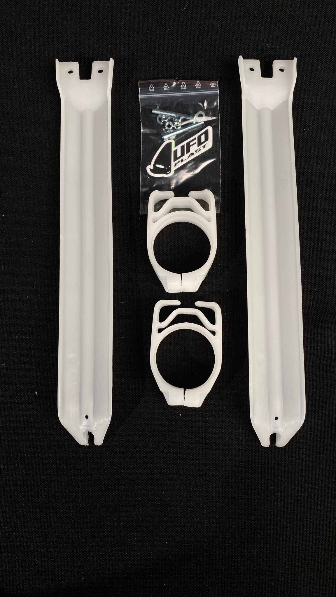 Kawasaki KX 250 1991 - 1993 Fork Guard - Neutral White - Dare Vintage Decals