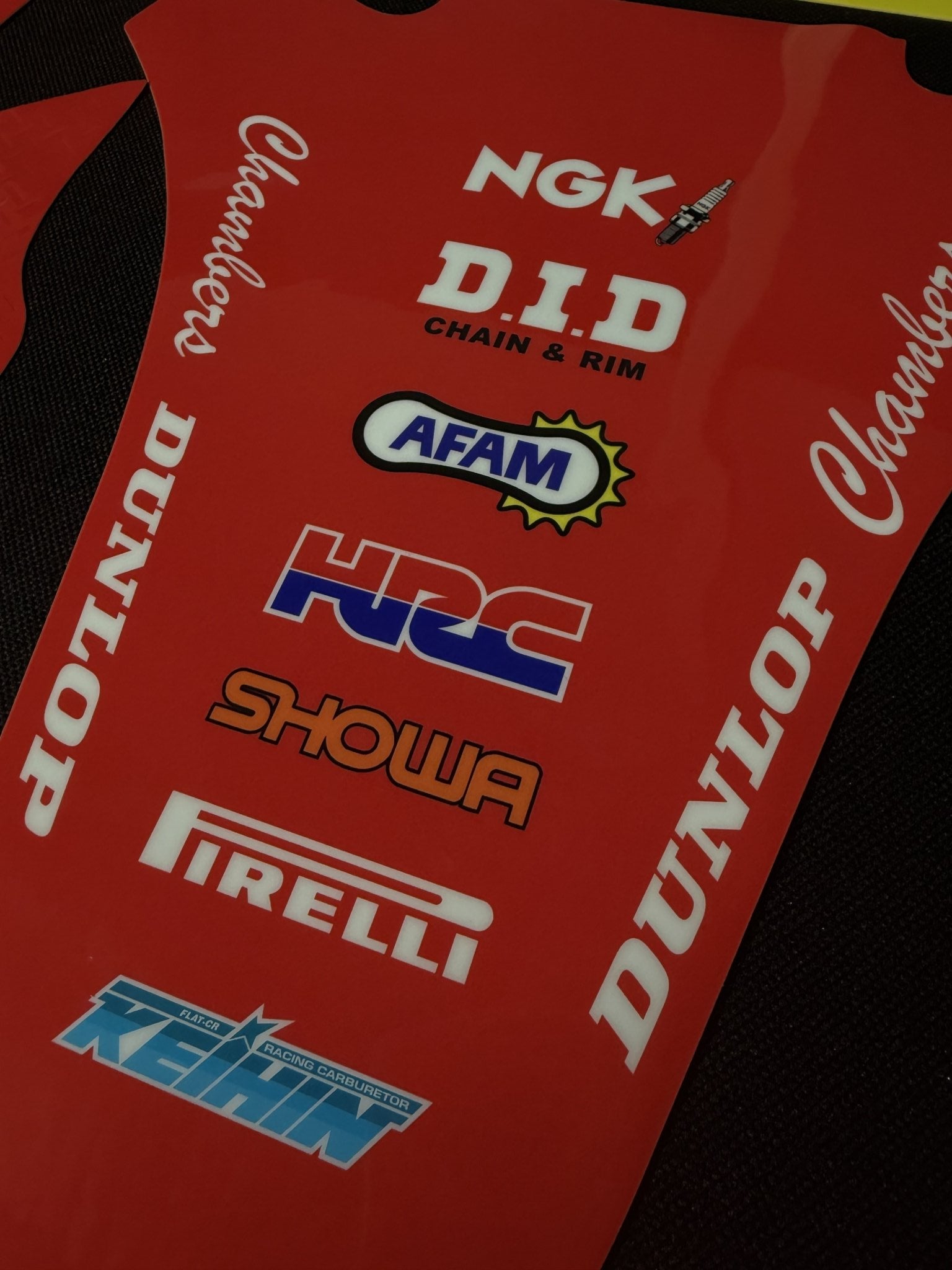 Honda CR500 1989 Jeff Leisk Replica Decals - Dare Vintage Decals
