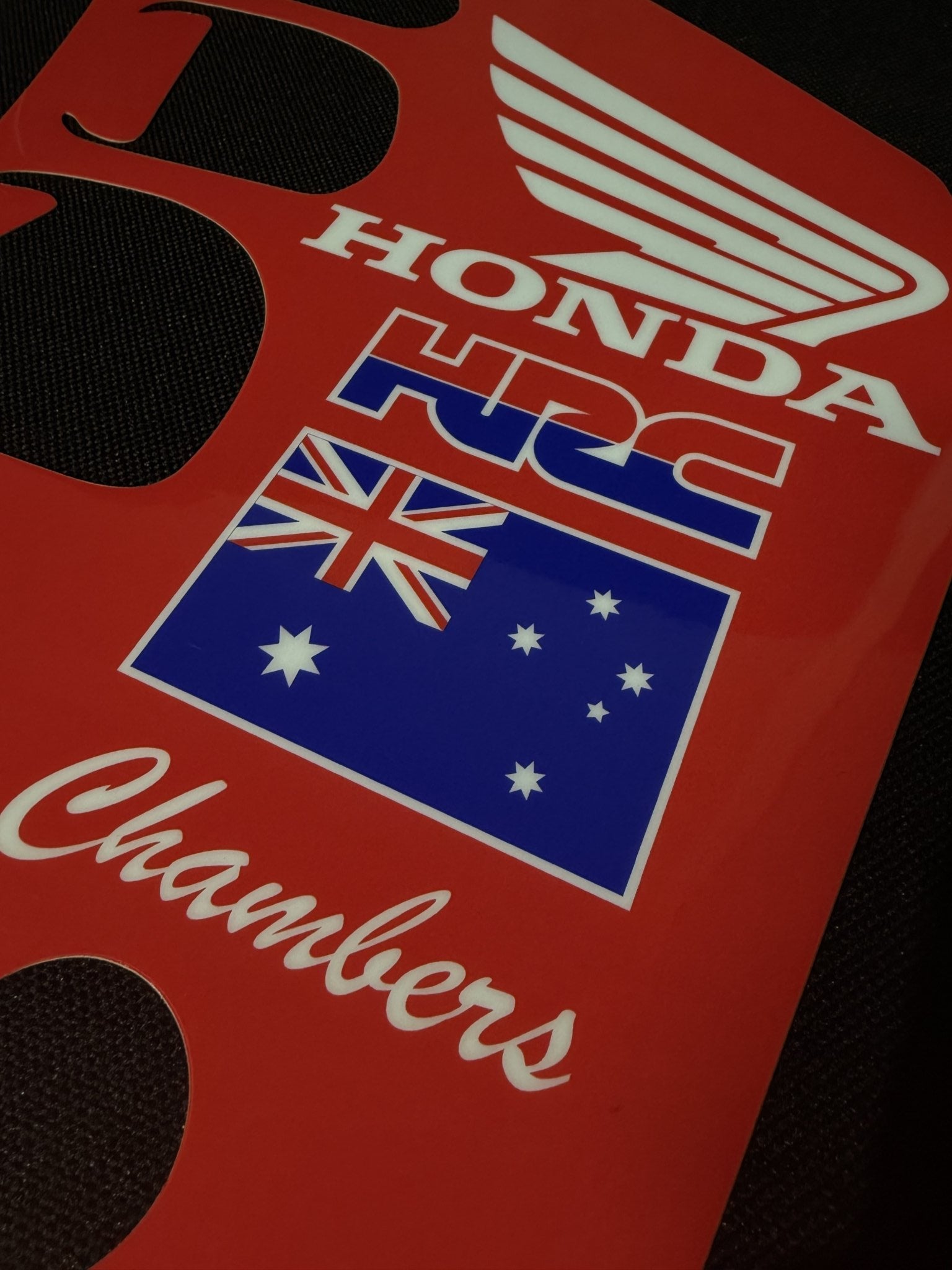 Honda CR500 1989 Jeff Leisk Replica Decals - Dare Vintage Decals