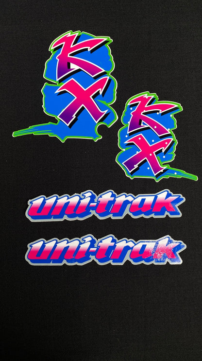 Kawasaki KX 100 1991 Replica Decals - Dare Vintage Decals