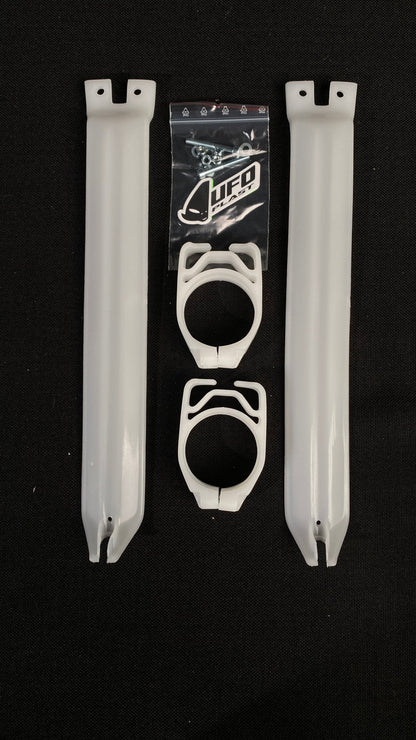 Kawasaki KX 125 1991 - 1993 Fork Guard - Neutral White - Dare Vintage Decals