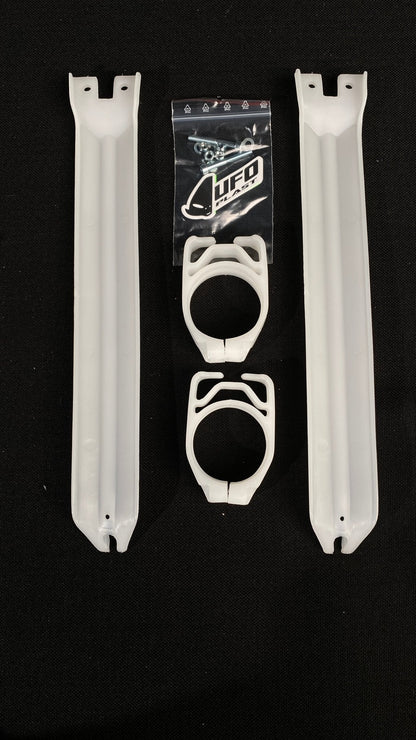 Kawasaki KX 125 1991 - 1993 Fork Guard - Neutral White - Dare Vintage Decals