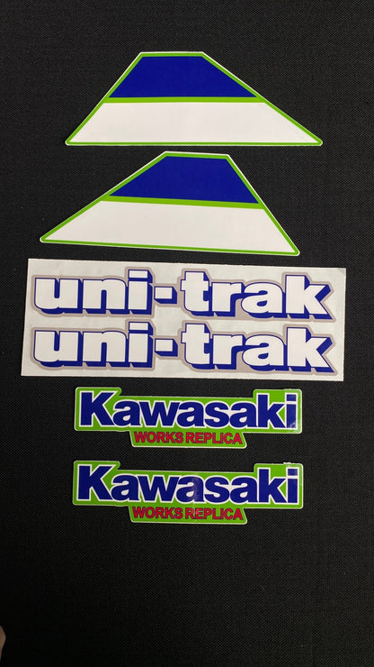 Kawasaki KX 250 1986 Replica Decals - Dare Vintage Decals