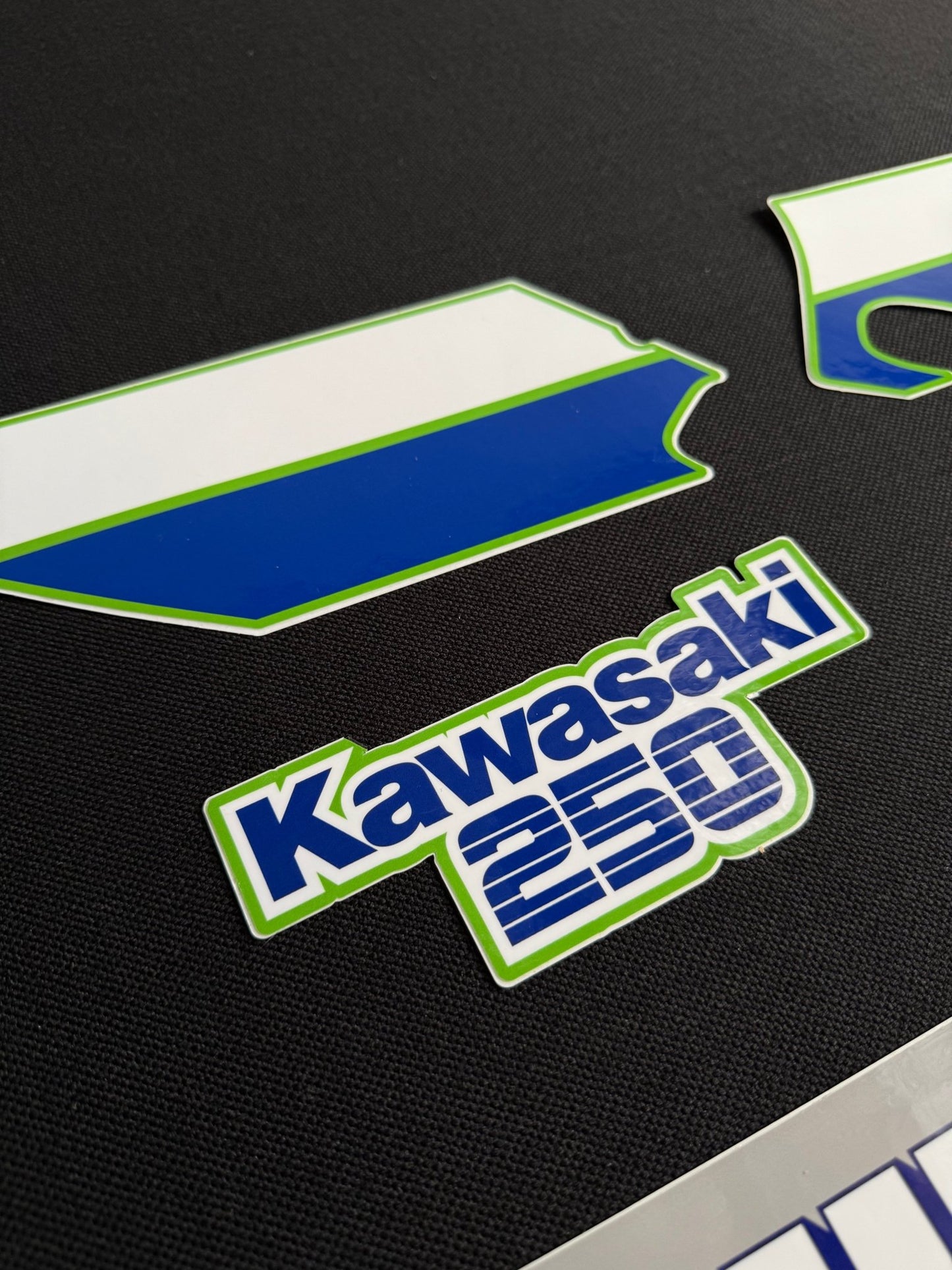 Kawasaki KX 250 1987 Replica Decals - Dare Vintage Decals