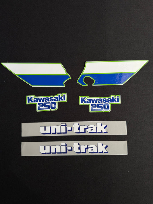 Kawasaki KX 250 1987 Replica Decals - Dare Vintage Decals