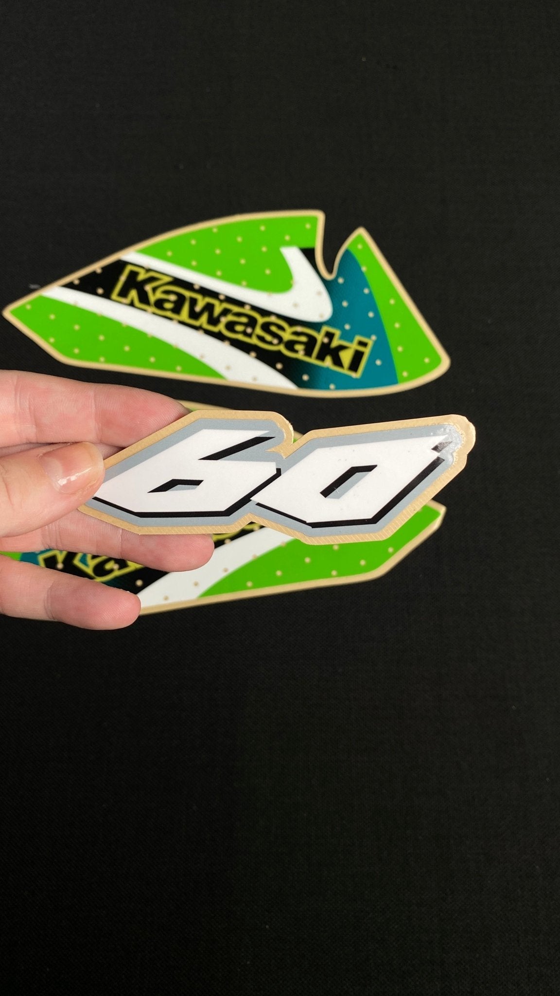 Kawasaki KX 60 2001 Replica Decals - Dare Vintage Decals