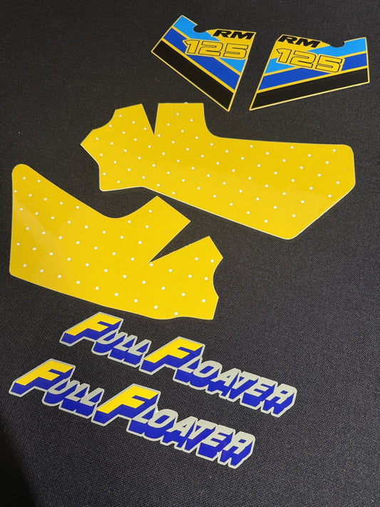 Suzuki RM 125 1986 Replica Decals - Dare Vintage Decals